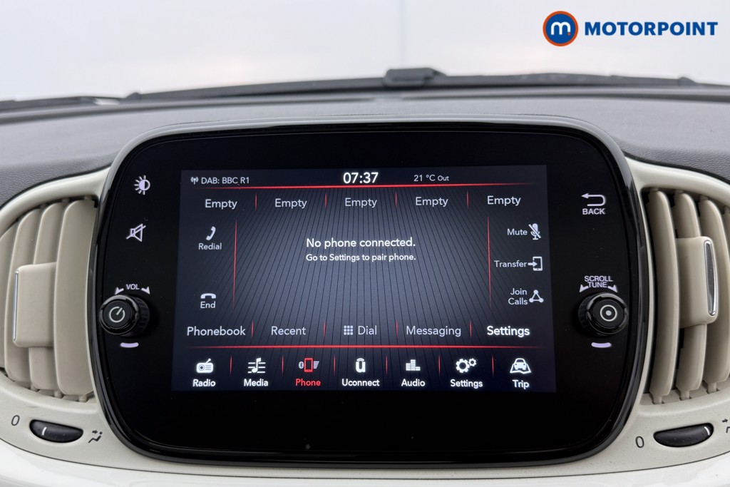 Fiat 500 1.0 Mild Hybrid 3Dr Manual Petrol-Electric Hybrid Hatchback - Stock Number (1557952) - 7th supplementary image