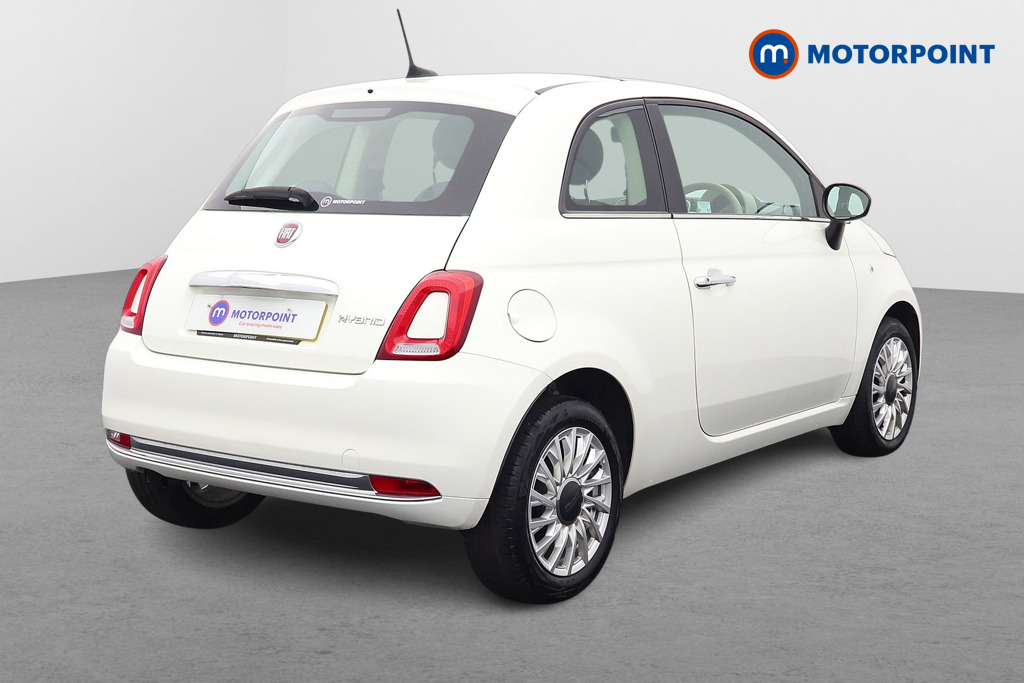 Fiat 500 1.0 Mild Hybrid 3Dr Manual Petrol-Electric Hybrid Hatchback - Stock Number (1557952) - Drivers side rear corner