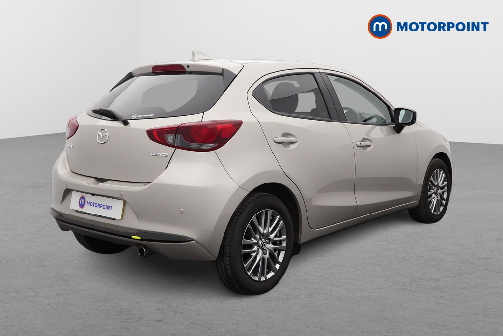 Mazda 2 Exclusive-Line Manual Petrol-Electric Hybrid Hatchback - Stock Number (1558474) - Drivers side rear corner