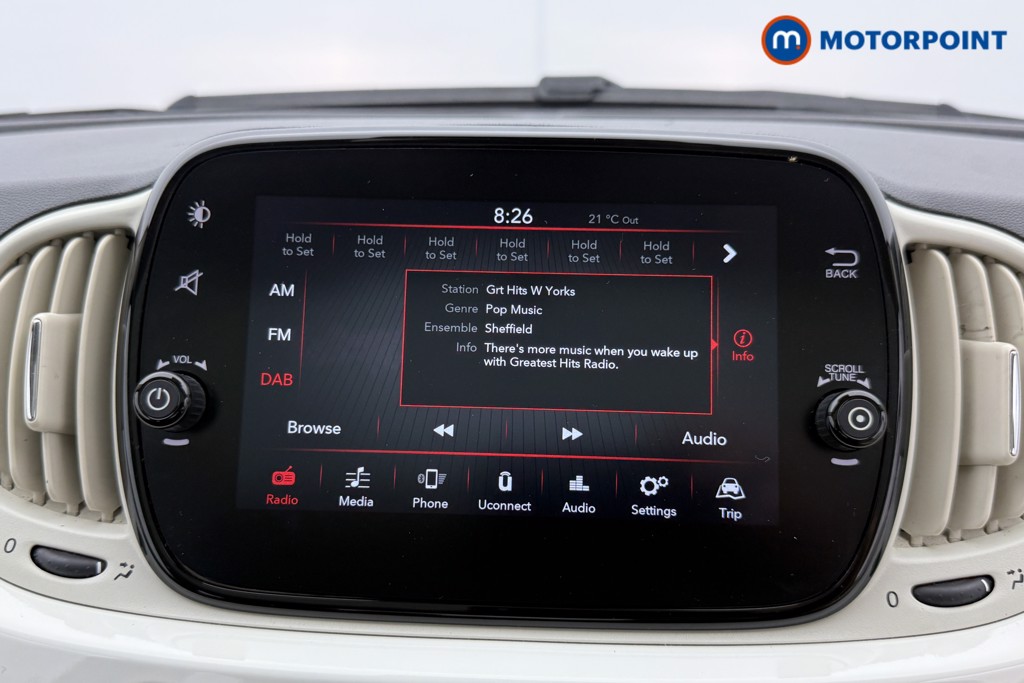 Fiat 500 1.0 Mild Hybrid 3Dr Manual Petrol-Electric Hybrid Hatchback - Stock Number (1562284) - 5th supplementary image