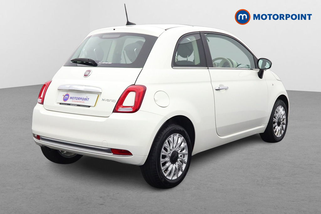 Fiat 500 1.0 Mild Hybrid 3Dr Manual Petrol-Electric Hybrid Hatchback - Stock Number (1562284) - Drivers side rear corner