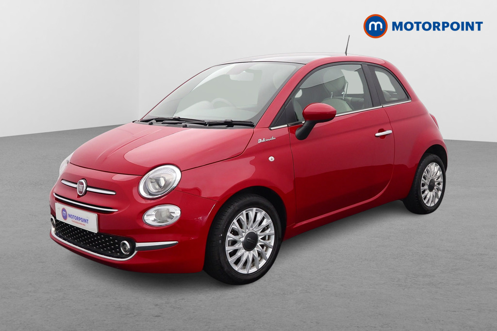 Fiat 500 Dolcevita Manual Petrol-Electric Hybrid Hatchback - Stock Number (1563772) - Passenger side front corner
