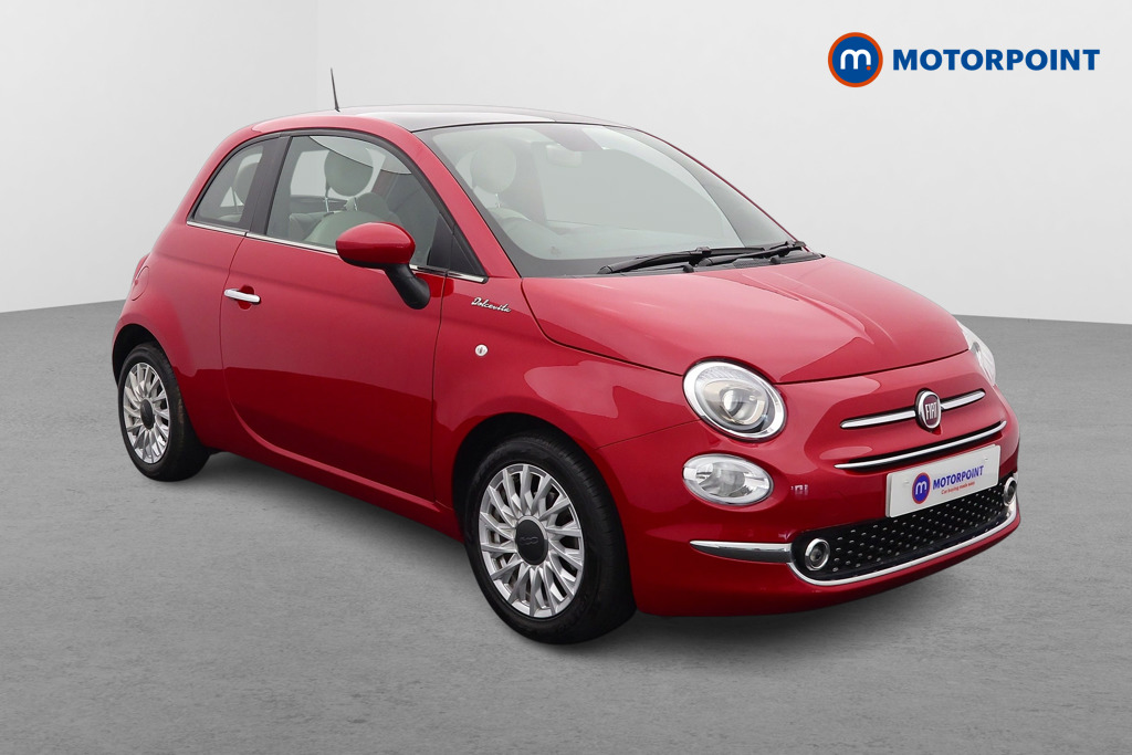 Fiat 500 Dolcevita Manual Petrol-Electric Hybrid Hatchback - Stock Number (1563772) - Drivers side front corner