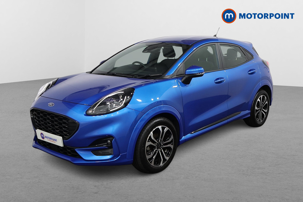 Ford Puma St-Line Manual Petrol-Electric Hybrid SUV - Stock Number (1563881) - Passenger side front corner