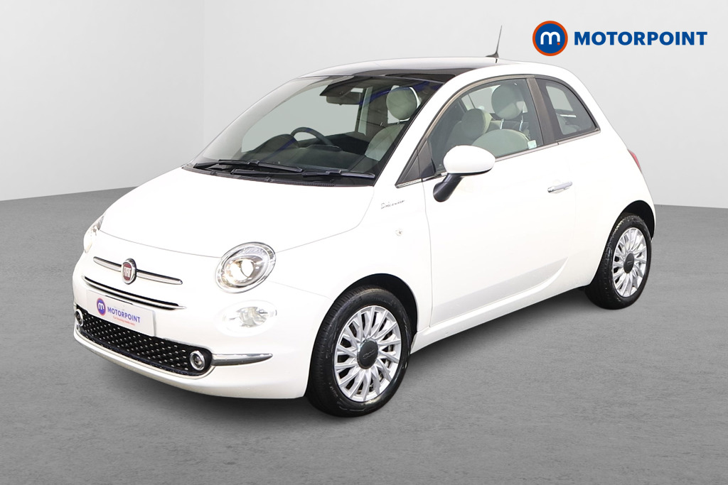 Fiat 500 Dolcevita Manual Petrol-Electric Hybrid Hatchback - Stock Number (1565577) - Passenger side front corner