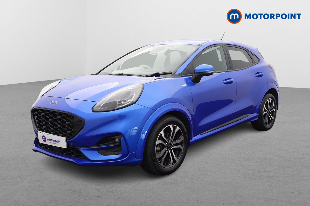 Ford Puma St-Line Manual Petrol-Electric Hybrid SUV - Stock Number (1566444) - Passenger side front corner