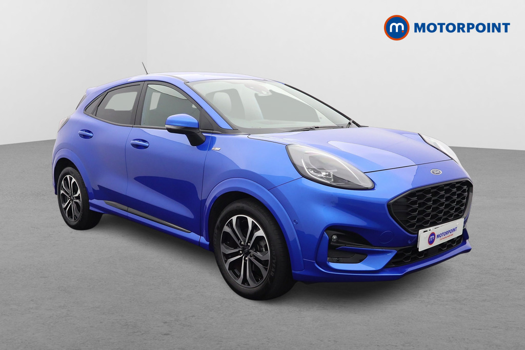 Ford Puma St-Line Manual Petrol-Electric Hybrid SUV - Stock Number (1566444) - Drivers side front corner