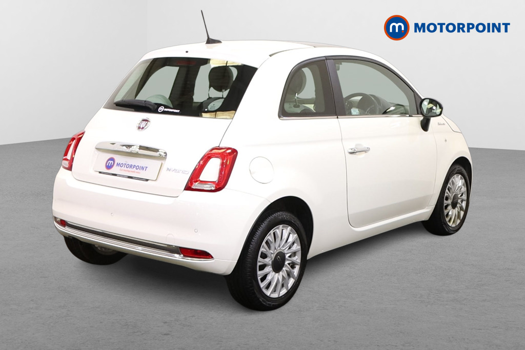 Fiat 500 Dolcevita Manual Petrol-Electric Hybrid Hatchback - Stock Number (1556883) - Drivers side rear corner