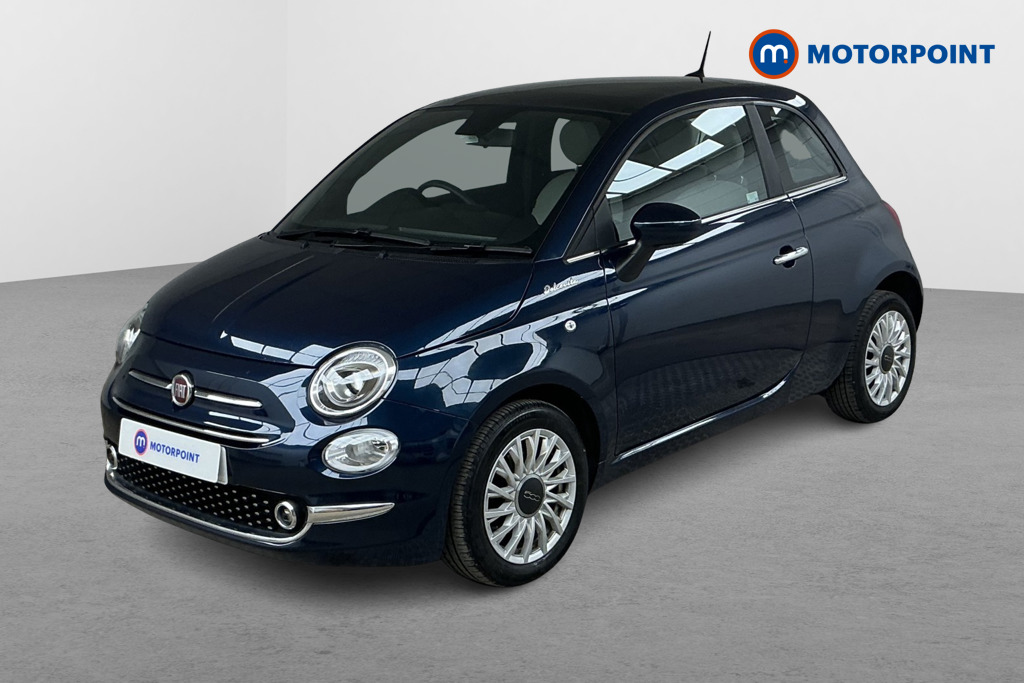 Fiat 500 Dolcevita Manual Petrol-Electric Hybrid Hatchback - Stock Number (1559931) - Passenger side front corner