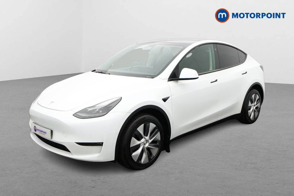 Tesla Model Y Long Range Automatic Electric SUV - Stock Number (1563202) - Passenger side front corner