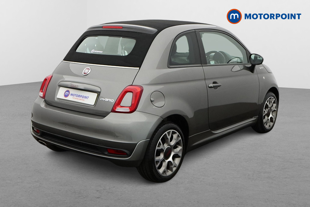 Fiat 500 Sport Manual Petrol-Electric Hybrid Convertible - Stock Number (1563346) - Drivers side rear corner