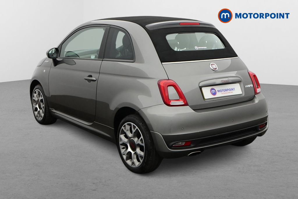 Fiat 500 Sport Manual Petrol-Electric Hybrid Convertible - Stock Number (1563346) - Passenger side rear corner
