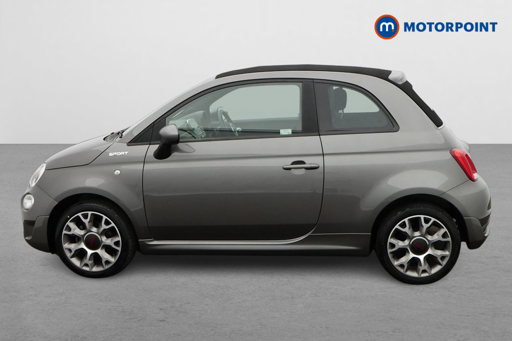 Fiat 500 Sport Manual Petrol-Electric Hybrid Convertible - Stock Number (1563346) - Passenger side