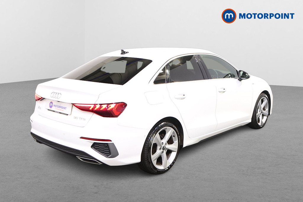 Audi A3 S Line Manual Petrol Saloon - Stock Number (1565599) - Drivers side rear corner
