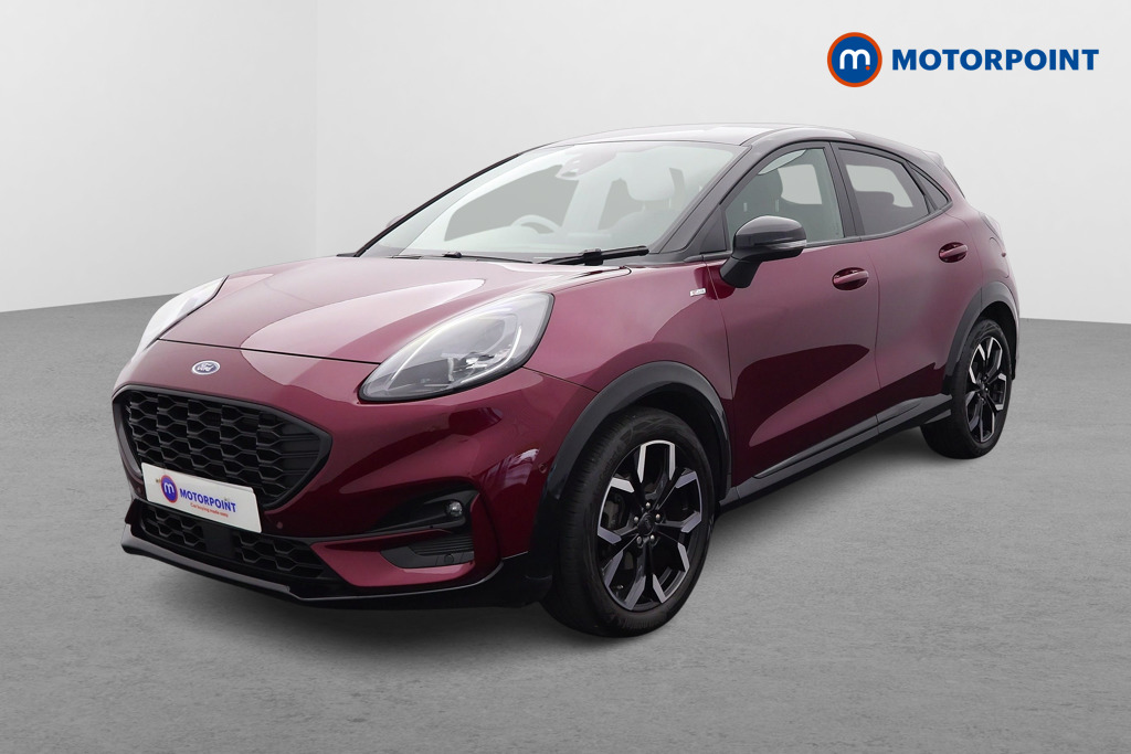 Ford Puma Vivid Ruby Edition Automatic Petrol-Electric Hybrid SUV - Stock Number (1561373) - Passenger side front corner