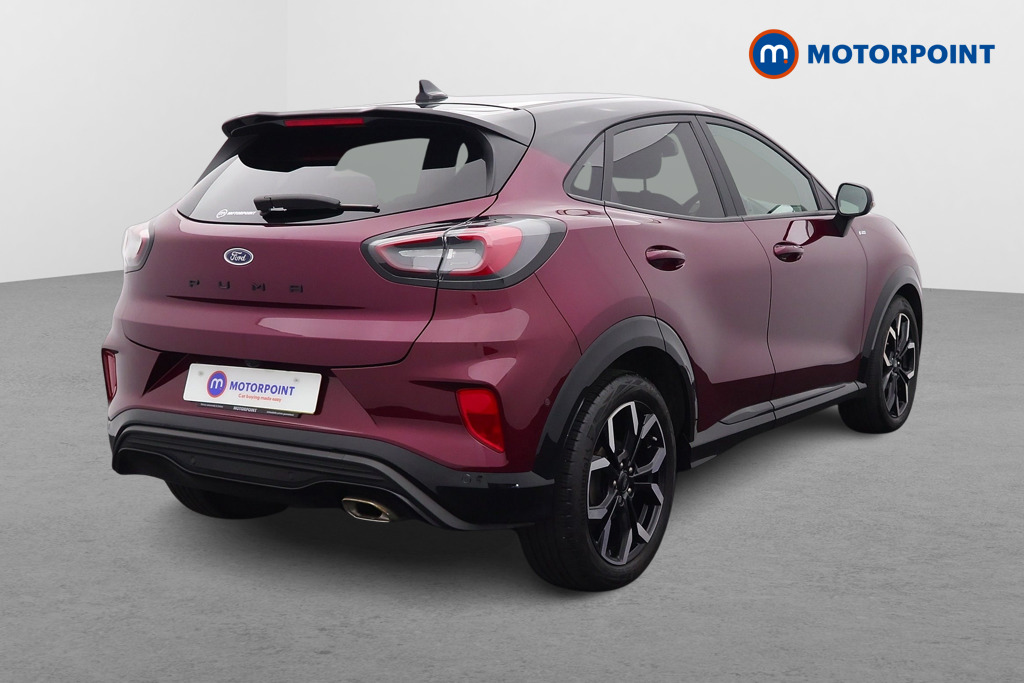 Ford Puma Vivid Ruby Edition Automatic Petrol-Electric Hybrid SUV - Stock Number (1561373) - Drivers side rear corner