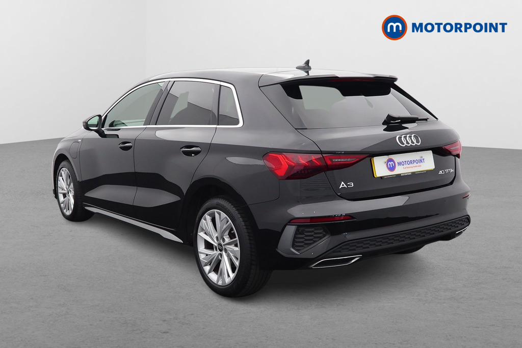 Audi A3 S Line Automatic Petrol Plug-In Hybrid Hatchback - Stock Number (1565553) - Passenger side rear corner