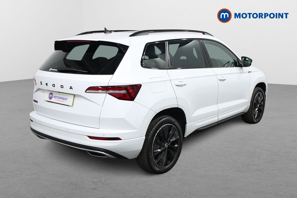 Skoda Karoq Sportline Automatic Petrol SUV - Stock Number (1567929) - Drivers side rear corner