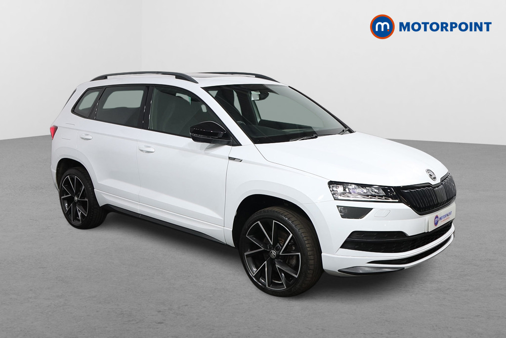 Skoda Karoq Sport Line Automatic Petrol SUV - Stock Number (1568356) - Drivers side front corner