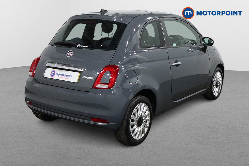 Fiat 500 Lounge Manual Petrol-Electric Hybrid Hatchback - Stock Number (1566424) - Drivers side rear corner