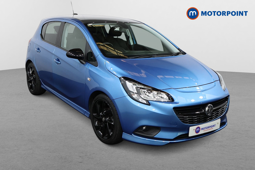Vauxhall Corsa Sri Vx-Line Nav Black Manual Petrol Hatchback - Stock Number (1566080) - Drivers side front corner
