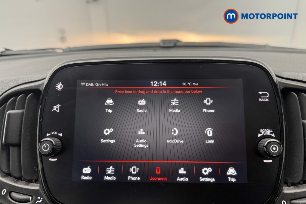 Fiat 500 Lounge Manual Petrol-Electric Hybrid Hatchback - Stock Number (1567094) - 5th supplementary image