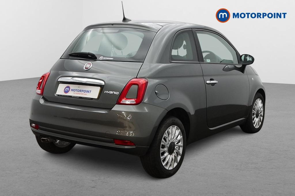 Fiat 500 Lounge Manual Petrol-Electric Hybrid Hatchback - Stock Number (1567094) - Drivers side rear corner