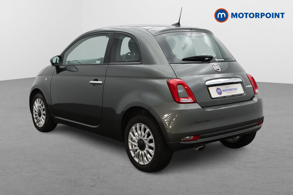 Fiat 500 Lounge Manual Petrol-Electric Hybrid Hatchback - Stock Number (1567094) - Passenger side rear corner