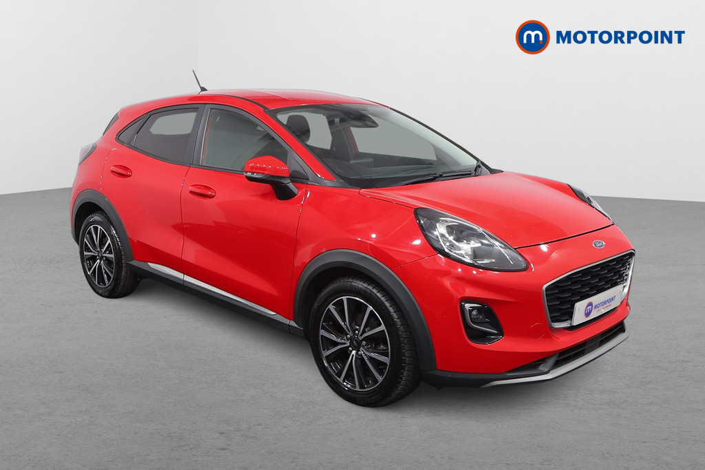 Ford Puma Titanium Manual Petrol-Electric Hybrid SUV - Stock Number (1554601) - Drivers side front corner