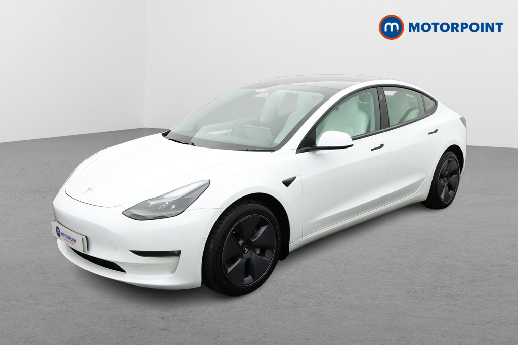 Tesla Model 3 Long Range Automatic Electric Saloon - Stock Number (1558218) - Passenger side front corner