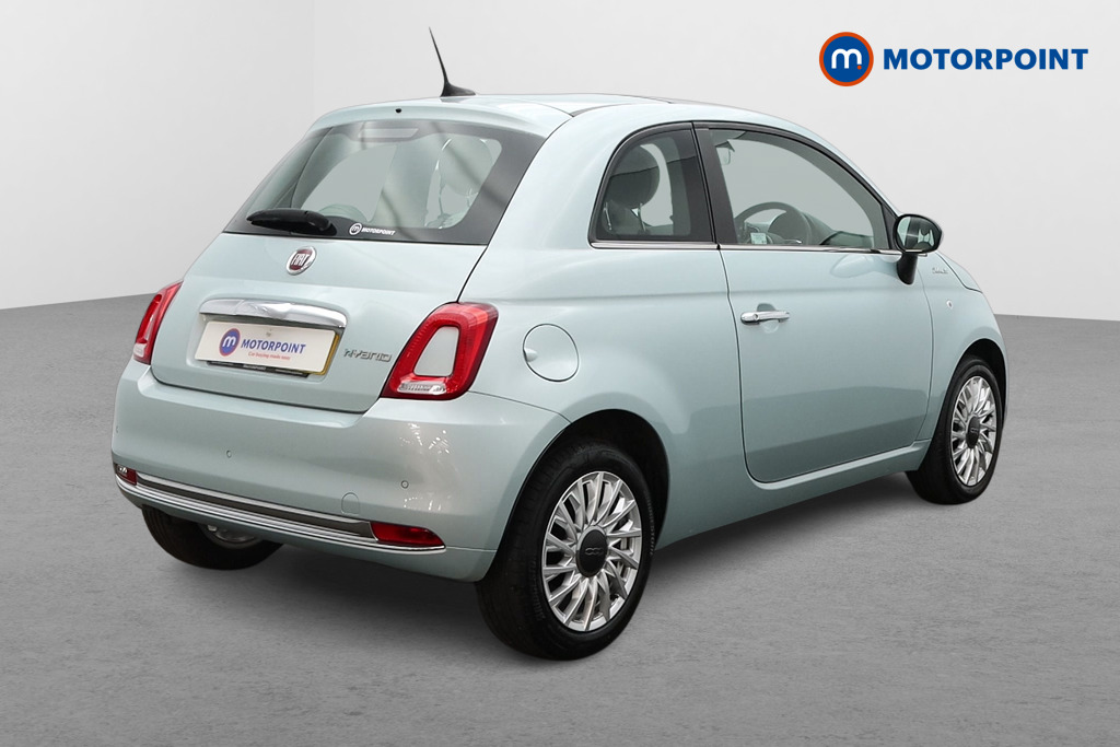 Fiat 500 Dolcevita Manual Petrol-Electric Hybrid Hatchback - Stock Number (1559923) - Drivers side rear corner
