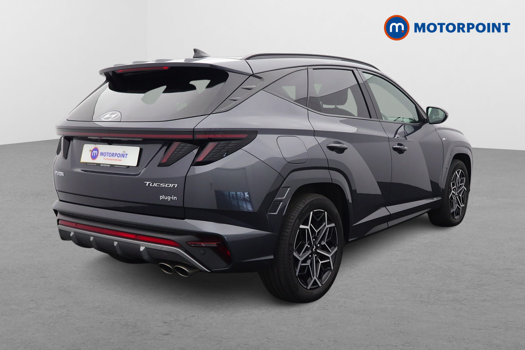 Hyundai Tucson N Line Automatic Petrol Plug-In Hybrid SUV - Stock Number (1565986) - Drivers side rear corner