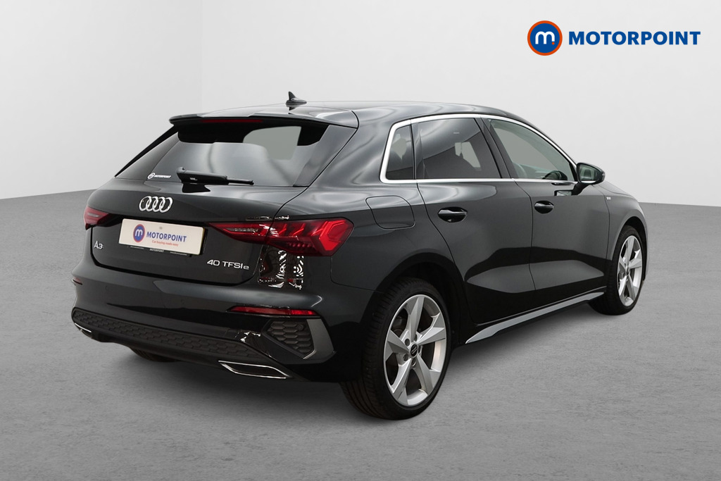 Audi A3 S Line Automatic Petrol Plug-In Hybrid Hatchback - Stock Number (1567088) - Drivers side rear corner