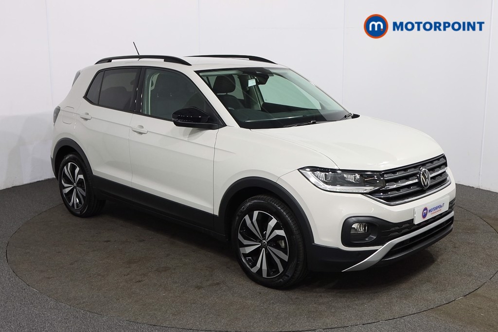 Volkswagen T-Cross Black Edition Manual Petrol SUV - Stock Number (1568353) - Drivers side front corner