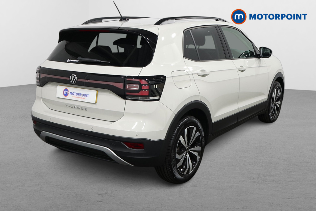 Volkswagen T-Cross Black Edition Manual Petrol SUV - Stock Number (1568353) - Drivers side rear corner