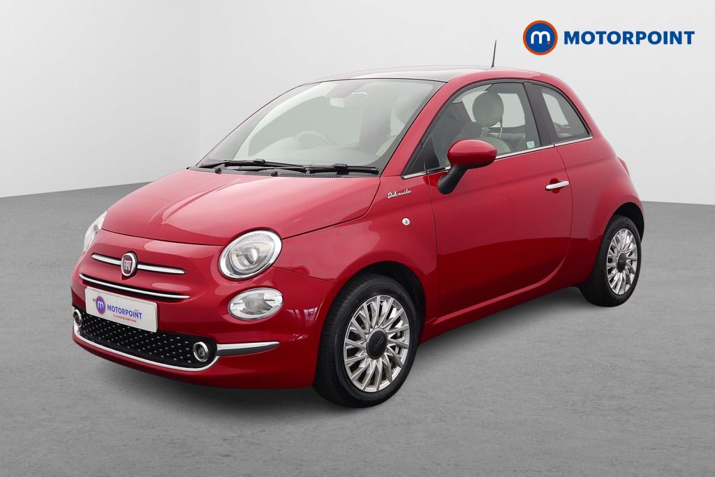 Fiat 500 Dolcevita Manual Petrol-Electric Hybrid Hatchback - Stock Number (1563775) - Passenger side front corner