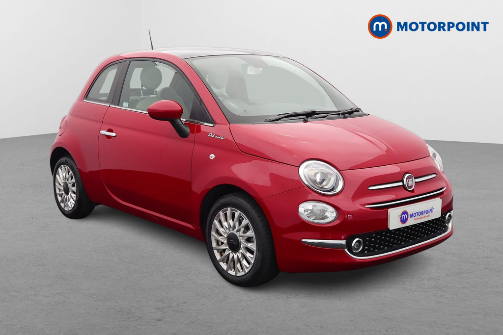Fiat 500 Dolcevita Manual Petrol-Electric Hybrid Hatchback - Stock Number (1563775) - Drivers side front corner