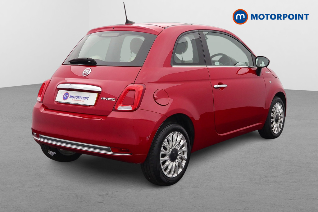 Fiat 500 Dolcevita Manual Petrol-Electric Hybrid Hatchback - Stock Number (1563775) - Drivers side rear corner