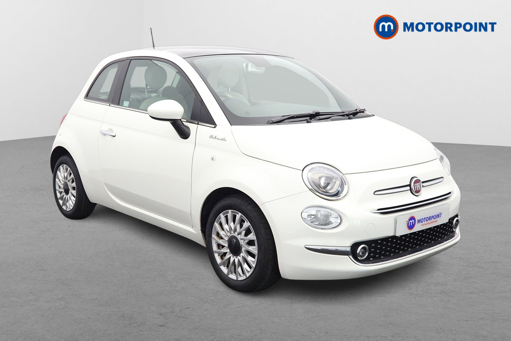Fiat 500 Dolcevita Manual Petrol-Electric Hybrid Hatchback - Stock Number (1563776) - Drivers side front corner