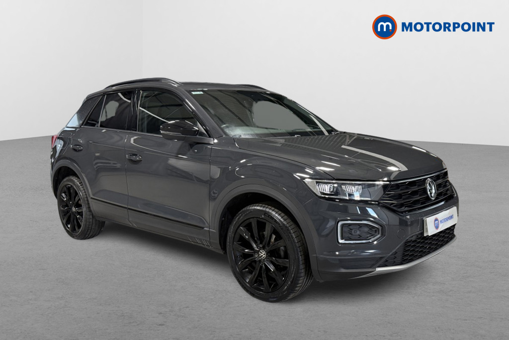 Volkswagen T-Roc Black Edition Manual Petrol SUV - Stock Number (1564659) - Drivers side front corner