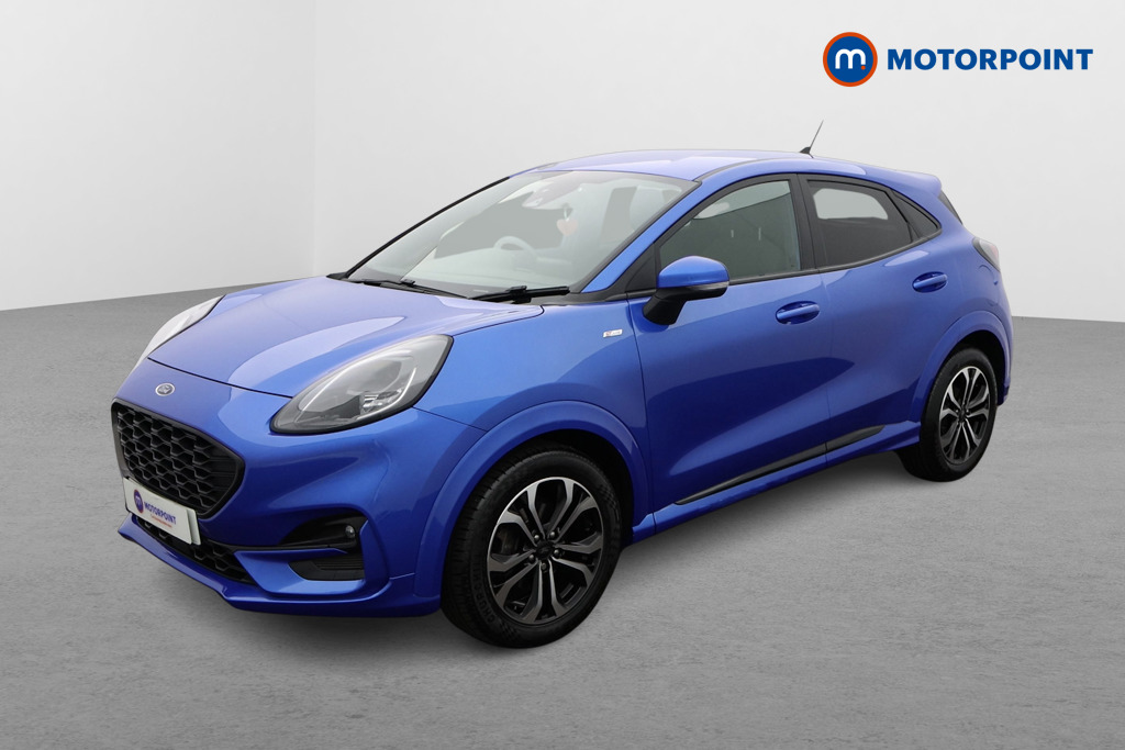 Ford Puma St-Line Design Manual Petrol-Electric Hybrid SUV - Stock Number (1566811) - Passenger side front corner