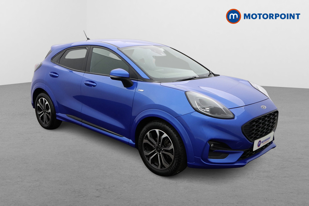 Ford Puma St-Line Design Manual Petrol-Electric Hybrid SUV - Stock Number (1566811) - Drivers side front corner