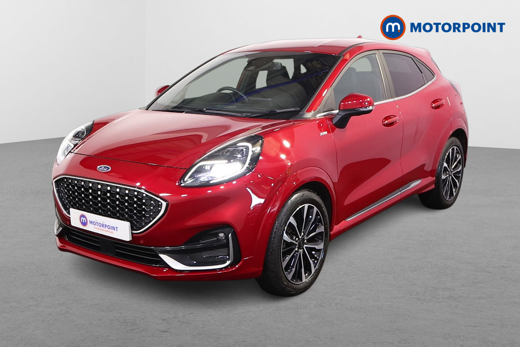 Ford Puma St-Line Vignale Manual Petrol-Electric Hybrid SUV - Stock Number (1566830) - Passenger side front corner