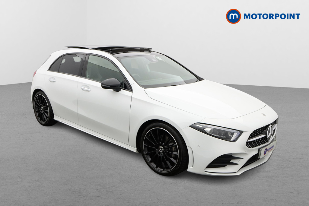 Mercedes-Benz A Class Amg Line Premium Plus Night Edition Automatic Petrol Hatchback - Stock Number (1569183) - Drivers side front corner