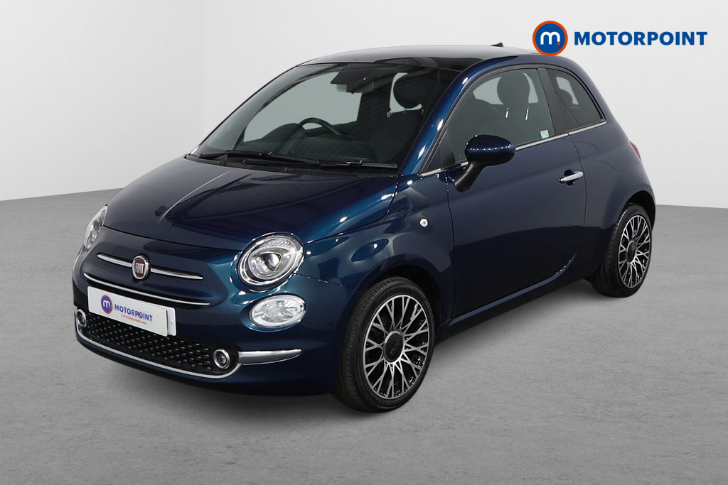 Fiat 500 TOP Manual Petrol-Electric Hybrid Hatchback - Stock Number (1565335) - Passenger side front corner
