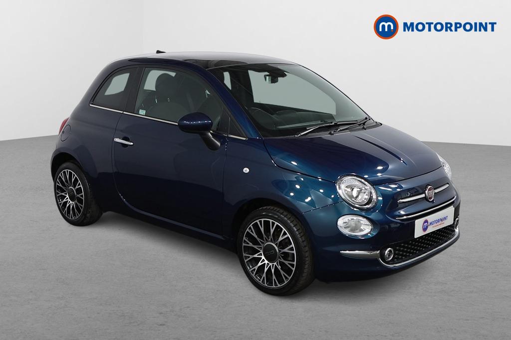 Fiat 500 TOP Manual Petrol-Electric Hybrid Hatchback - Stock Number (1565335) - Drivers side front corner