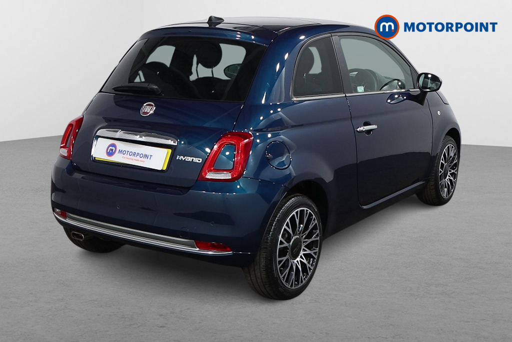 Fiat 500 TOP Manual Petrol-Electric Hybrid Hatchback - Stock Number (1565335) - Drivers side rear corner
