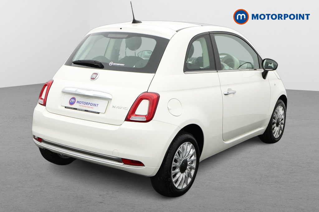 Fiat 500 1.0 Mild Hybrid 3Dr Manual Petrol-Electric Hybrid Hatchback - Stock Number (1562279) - Drivers side rear corner