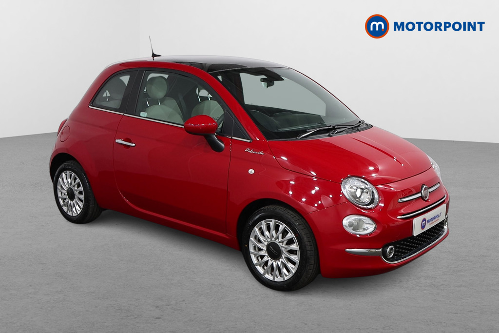 Fiat 500 Dolcevita Manual Petrol-Electric Hybrid Hatchback - Stock Number (1563773) - Drivers side front corner