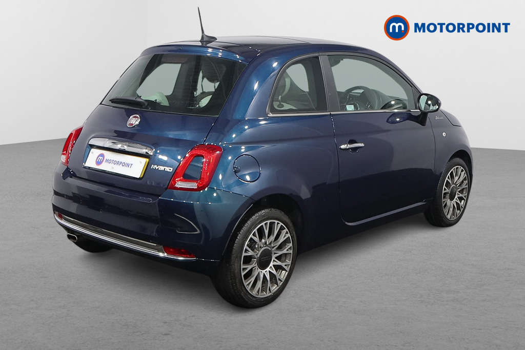 Fiat 500 Dolcevita Plus Manual Petrol-Electric Hybrid Hatchback - Stock Number (1564782) - Drivers side rear corner